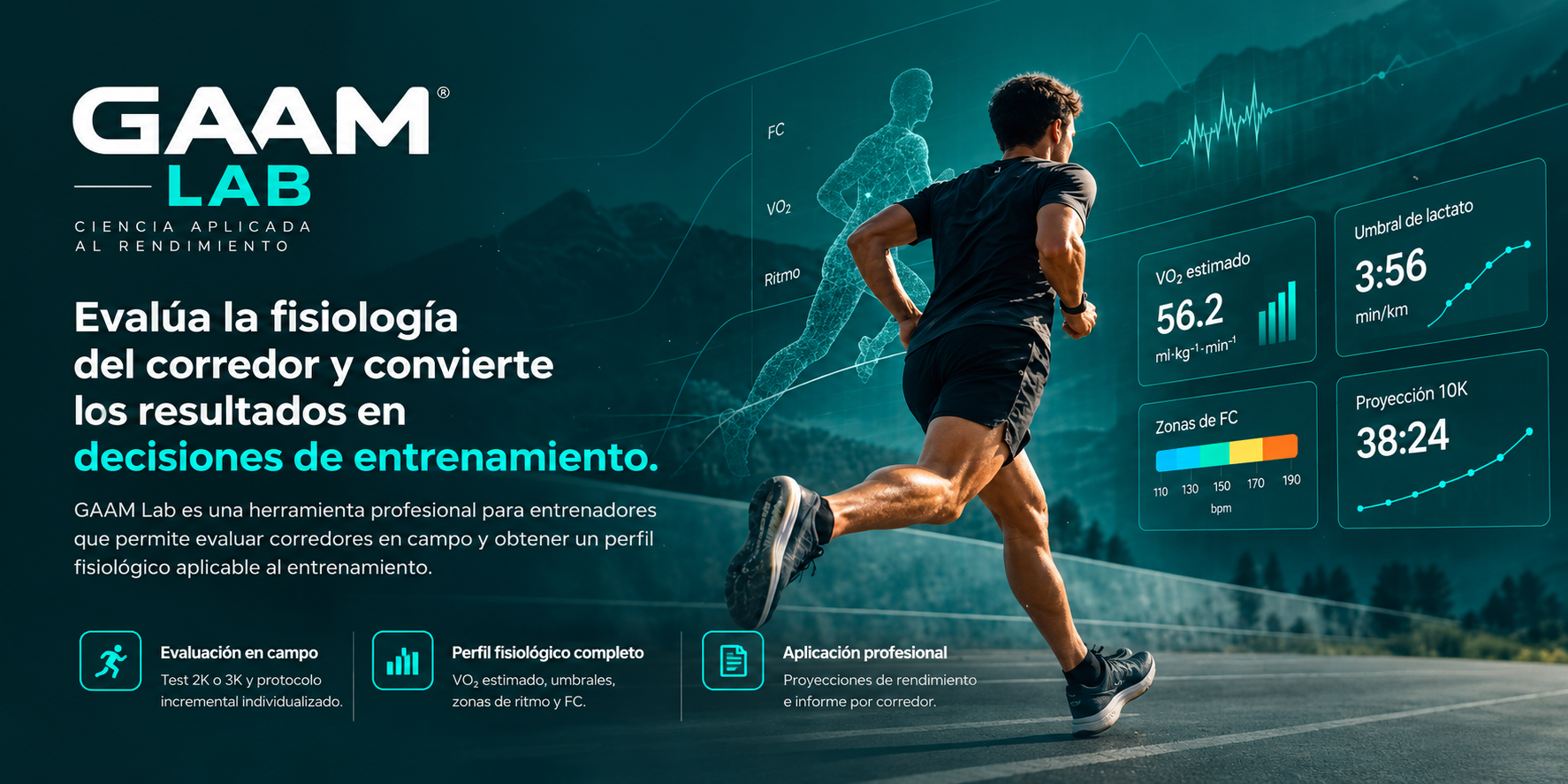 GAAM Lab · Evaluación fisiológica para corredores